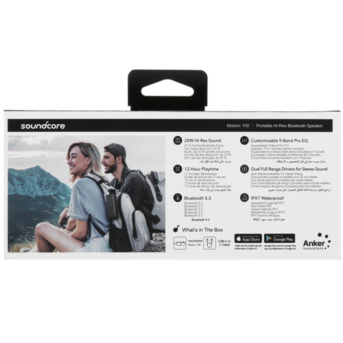 Купить Портативная колонка Anker Soundcore Motion 100, черный  5458946. Характеристики, отзывы и цены в Донецке