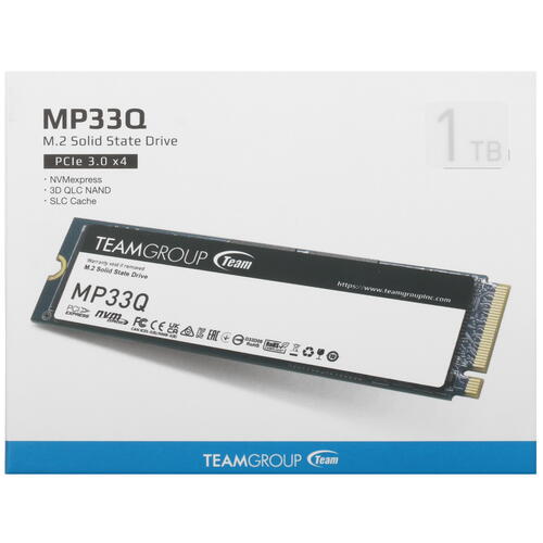 Купить 1000 ГБ M.2 NVMe накопитель TEAMGROUP MP33Q [TM8FF2001T0C101]  5438525. Характеристики, отзывы и цены в Донецке