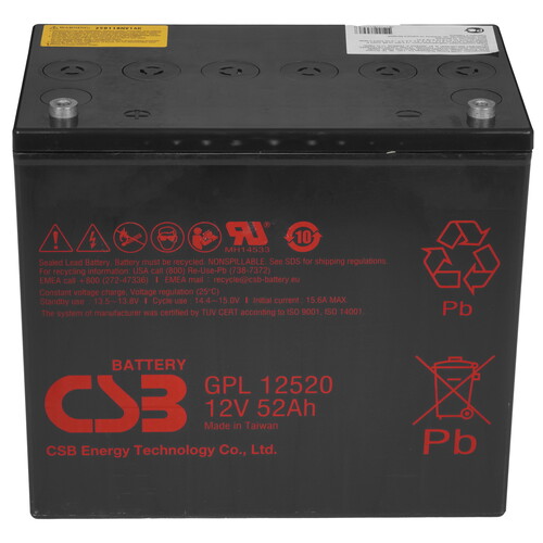 Купить Аккумуляторная батарея для ИБП CSB GPL 12520  9281119. Характеристики, отзывы и цены в Донецке