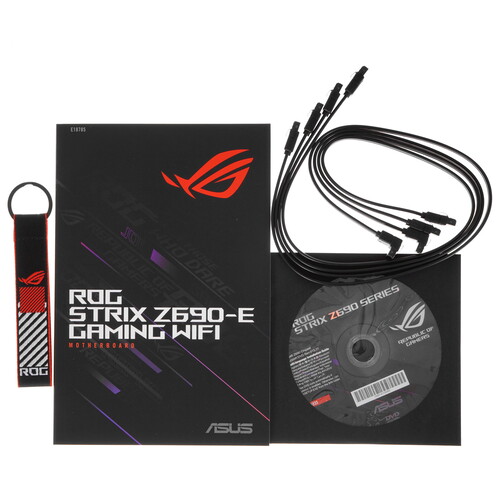 Купить Материнская плата ASUS ROG STRIX Z690-E GAMING WIFI  4883446. Характеристики, отзывы и цены в Донецке