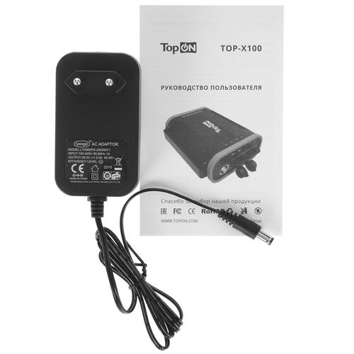 Купить Портативная зарядная станция TopON TOP-X100 черный  5059788. Характеристики, отзывы и цены в Донецке