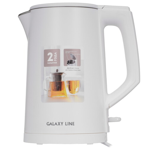 Купить Электрочайник Galaxy LINE GL 0353 белый  9156054. Характеристики, отзывы и цены в Донецке