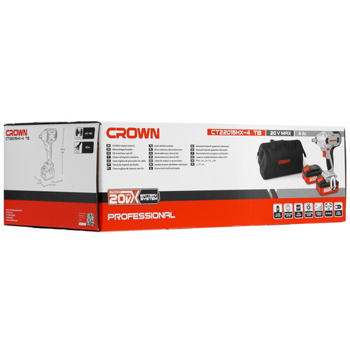 Купить Гайковерт CROWN CT22015HX-4 TB  9274987. Характеристики, отзывы и цены в Донецке