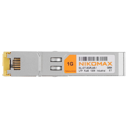Купить SFP-модуль NIKOMAX  GL-OT-SGRJ45-I  5630909. Характеристики, отзывы и цены в Донецке