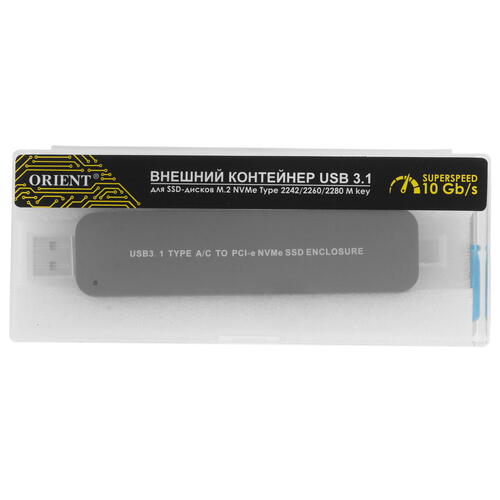 Купить M.2 Внешний бокс Orient 3552 U3  5421196. Характеристики, отзывы и цены в Донецке