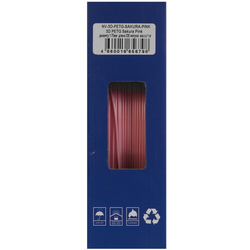 Купить Пластик NVPRINT PETG Sakura Pink  9158619. Характеристики, отзывы и цены в Донецке