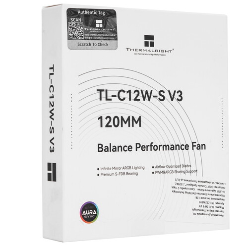 Купить Вентилятор Thermalright TL-C12W-S V3  белый  5615594. Характеристики, отзывы и цены в Донецке