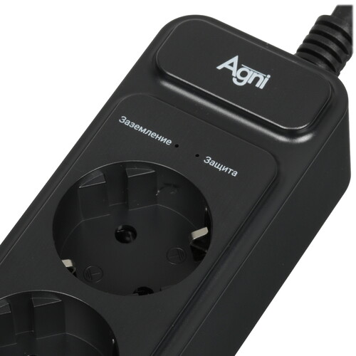 Купить Сетевой фильтр AGNI TP-FS3E черный  9289361. Характеристики, отзывы и цены в Донецке