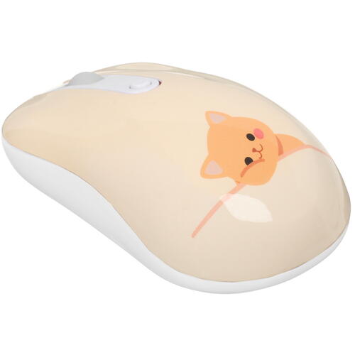 Купить Мышь беспроводная DEXP WM-311WU Cute cat  бежевый  5404132. Характеристики, отзывы и цены в Донецке
