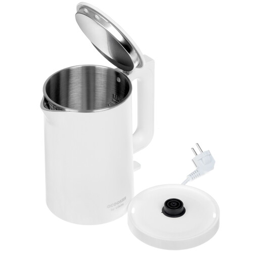 Купить Электрочайник Qcooker CR-YS1601Y белый  5491764. Характеристики, отзывы и цены в Донецке
