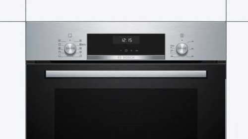 Купить Электрический духовой шкаф Bosch HBJ558YS3Q серебристый  9200852. Характеристики, отзывы и цены в Донецке
