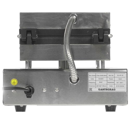 Купить Вафельница GASTRORAG ZU-HF-1E серебристый  8107410. Характеристики, отзывы и цены в Донецке