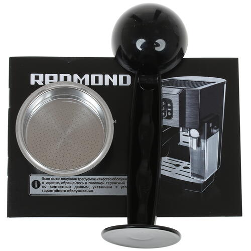 Купить Кофеварка рожковая Redmond RCM-1511 черный  1276600. Характеристики, отзывы и цены в Донецке