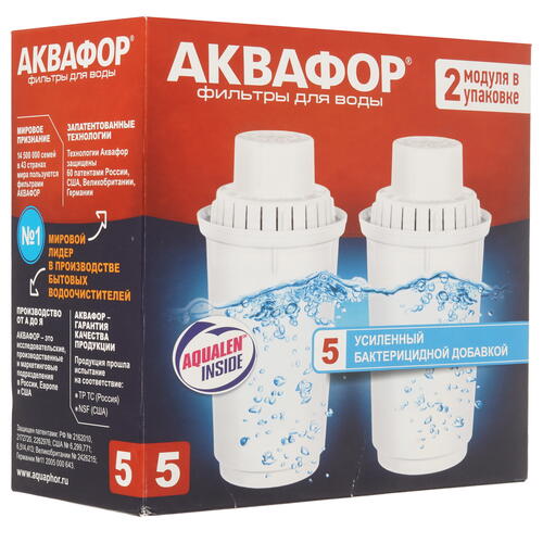Купить Комплект картриджей для фильтра Аквафор B100-5  5436367. Характеристики, отзывы и цены в Донецке