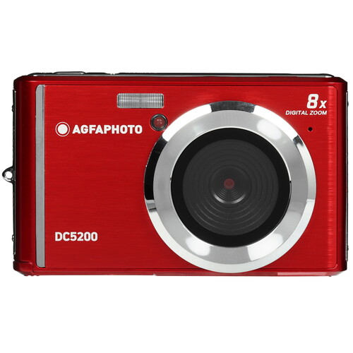 Купить Компактный фотоаппарат AgfaPhoto DC5200 красный  5632403. Характеристики, отзывы и цены в Донецке