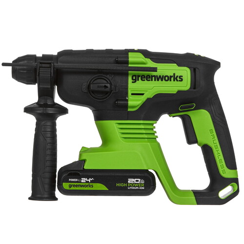 Купить Перфоратор GreenWorks GD24SDS2 24V  9305449. Характеристики, отзывы и цены в Донецке