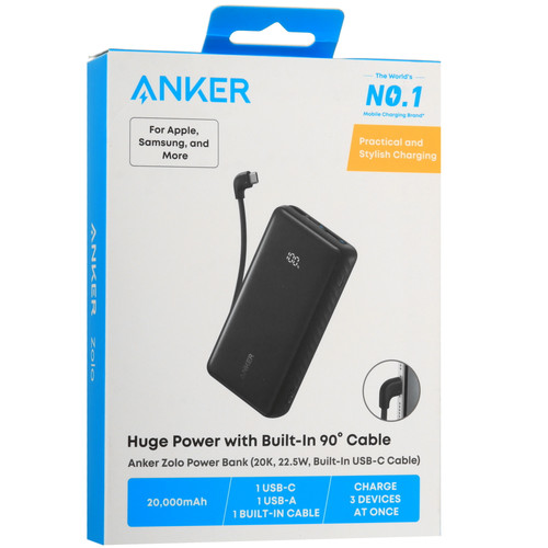 Купить Портативный аккумулятор Anker Zolo A110E черный  5681053. Характеристики, отзывы и цены в Донецке