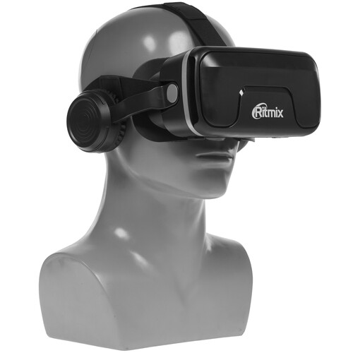 Купить Очки виртуальной реальности RITMIX RVR-400 черный  4824072. Характеристики, отзывы и цены в Донецке