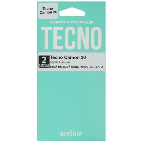 Купить Защитное стекло Aceline для экрана Tecno CAMON 30 4G  5439579. Характеристики, отзывы и цены в Донецке