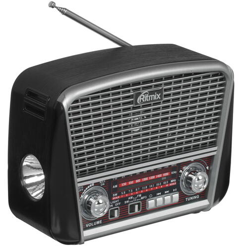 Купить Радиоприемник Ritmix RPR-065 серый, черный  1325254. Характеристики, отзывы и цены в Донецке