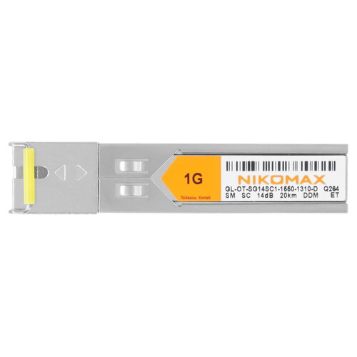 Купить SFP-модуль NIKOMAX GL-OT-SG14SC1-1550-1310-D  5631082. Характеристики, отзывы и цены в Донецке