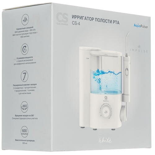 Купить Ирригатор CS Medica AquaPulsar CS-4 Impulse  9055099. Характеристики, отзывы и цены в Донецке