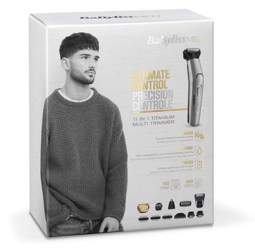 Купить Триммер BaByliss MT861E серебристый/черный  5462952. Характеристики, отзывы и цены в Донецке