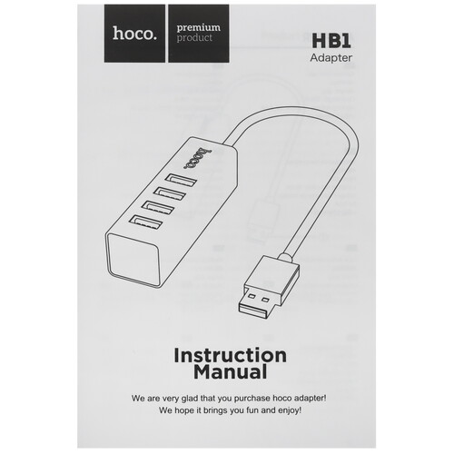Купить USB-разветвитель Hoco HB1  5470374. Характеристики, отзывы и цены в Донецке