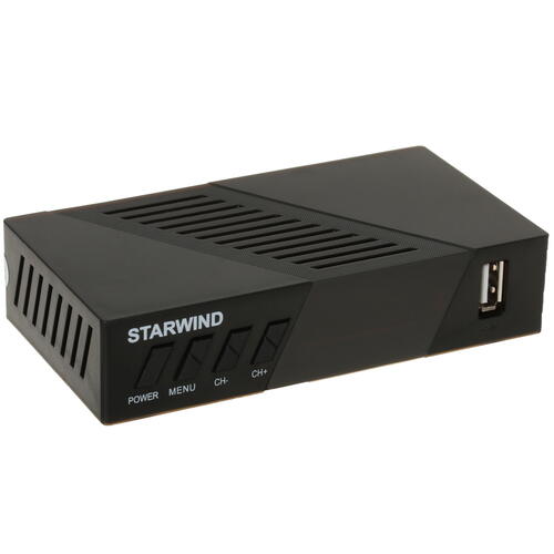 Купить Приставка для цифрового ТВ Starwind CT-140 черный  8130297. Характеристики, отзывы и цены в Донецке