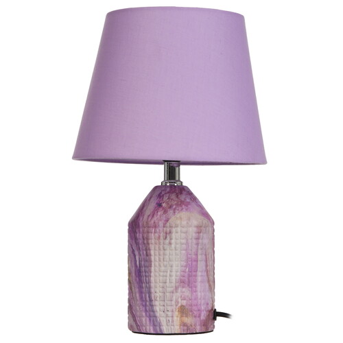Купить Настольный светильник RISALUX Жизель сиреневый  9176741. Характеристики, отзывы и цены в Донецке