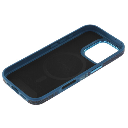 Купить Накладка  Pitaka Military-Grade Protective Case для Apple iPhone 16 Pro синий/голубой  5492721. Характеристики, отзывы и цены в Донецке