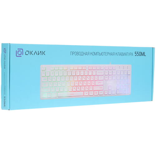 Купить Клавиатура  проводная Oklick 550ML  1285423. Характеристики, отзывы и цены в Донецке