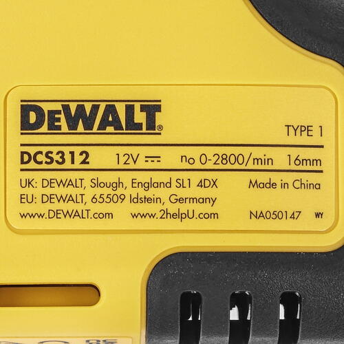 Купить Сабельная пила DeWalt DCS312N XR 10.8/12V  , Без ЗУ, Без АКБ  5443650. Характеристики, отзывы и цены в Донецке