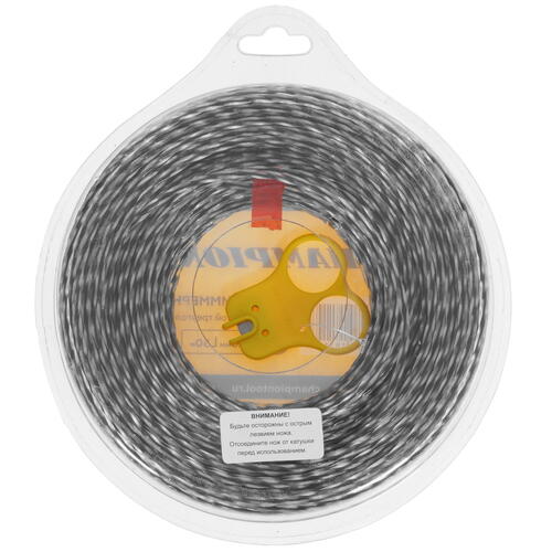 Купить Леска для триммеров Champion Tri-twist C7049  1216077. Характеристики, отзывы и цены в Донецке