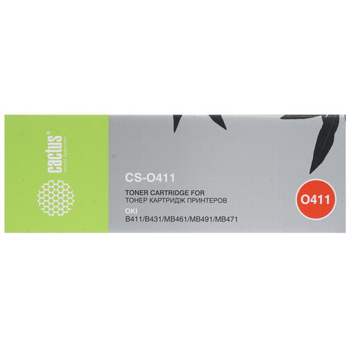 Купить Картридж лазерный Cactus CS-O411 черный, с чипом  7966620. Характеристики, отзывы и цены в Донецке