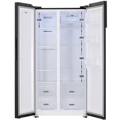 Купить Холодильник Side by Side  DEXP SBS4-59AKA черный  5400702. Характеристики, отзывы и цены в Донецке