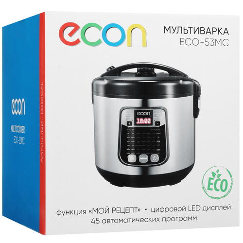 Купить Мультиварка ECON ECO-53MC черный  9907869. Характеристики, отзывы и цены в Донецке