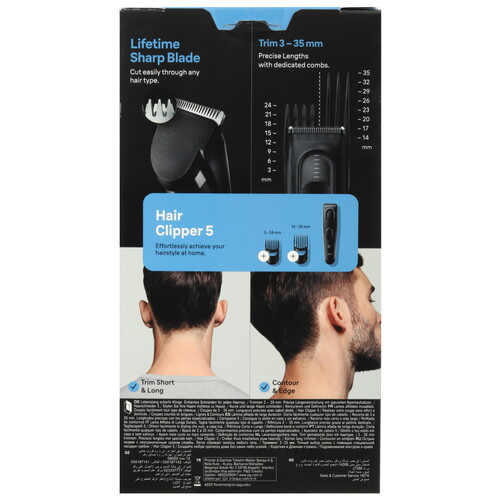 Купить Машинка для стрижки Braun HC5330 черный  5490006. Характеристики, отзывы и цены в Донецке