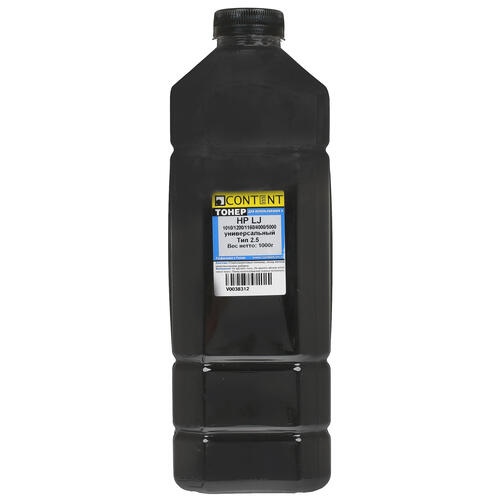Купить Тонер Content Универсальный тип 2.5 черный  1339559. Характеристики, отзывы и цены в Донецке