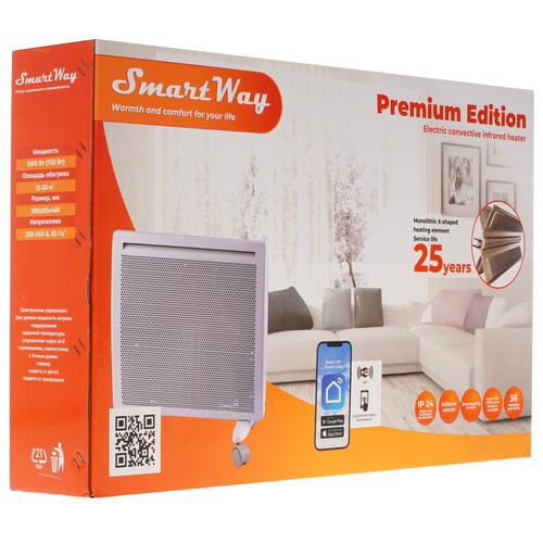 Купить Конвективно-инфракрасный обогреватель SmartWay 1500W Digital Smart Infrared Premium Edition  9918216. Характеристики, отзывы и цены в Донецке