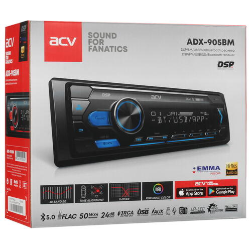 Купить Автопроигрыватель ACV ADX-905BM  5404318. Характеристики, отзывы и цены в Донецке