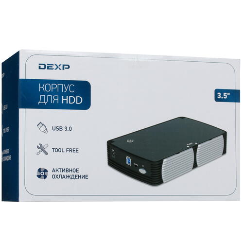 Купить 3.5" Внешний бокс DEXP A3U-U3  1391814. Характеристики, отзывы и цены в Донецке