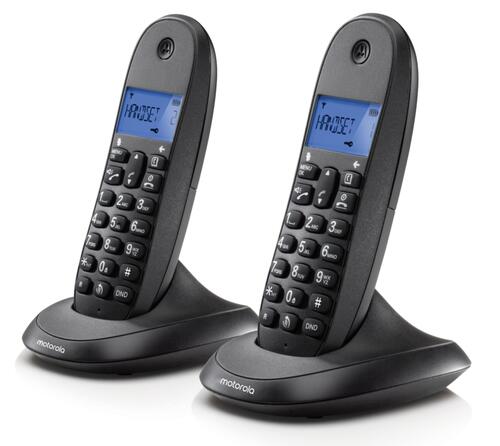 Купить Телефон беспроводной (DECT) Motorola C1002CB+  5465458. Характеристики, отзывы и цены в Донецке