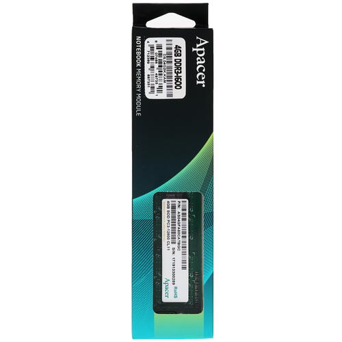 Купить Оперативная память SODIMM Apacer [DS.04G2K.KAM] 4 ГБ  1381792. Характеристики, отзывы и цены в Донецке