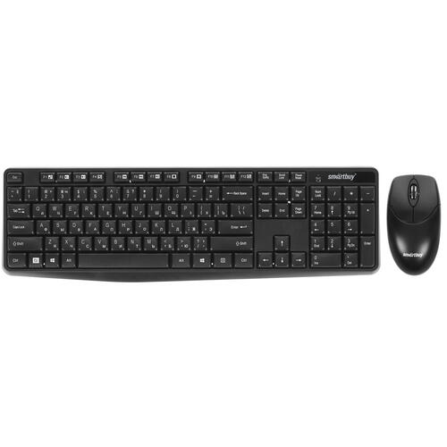 Купить Клавиатура+мышь беспроводная   Smartbuy SBC-235380AG-K черный  1614857. Характеристики, отзывы и цены в Донецке