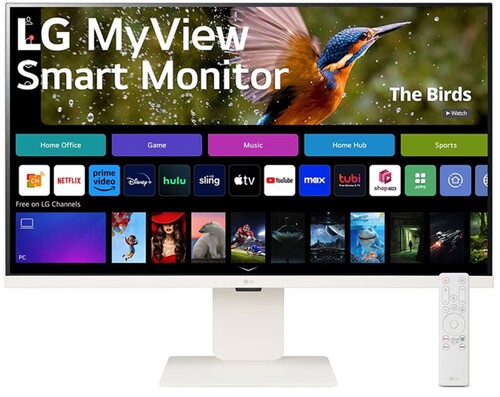 Купить 31.5" Смарт-монитор LG MyView 32SR83U-W белый  5452853. Характеристики, отзывы и цены в Донецке