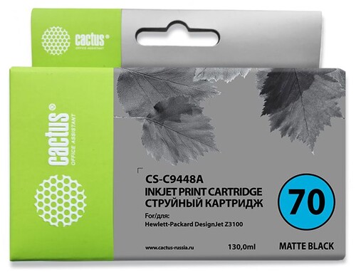 Купить Картридж Cactus CS-C9448A черный матовый  7942643. Характеристики, отзывы и цены в Донецке