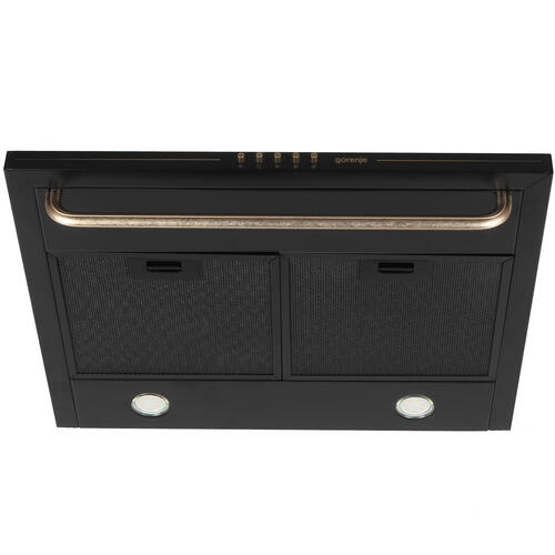 Купить Вытяжка каминная Gorenje WHC63CLB черный/золотистый  8199428. Характеристики, отзывы и цены в Донецке
