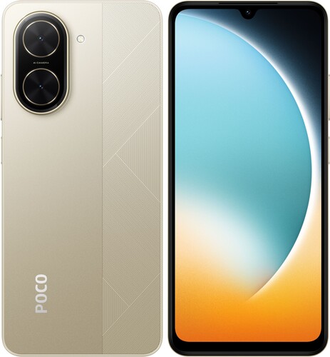 Купить 6.88" Смартфон POCO C71 128 ГБ золотистый  5622974. Характеристики, отзывы и цены в Донецке