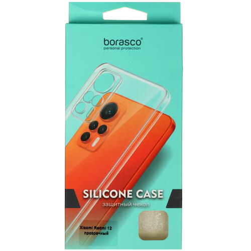Купить Накладка  BoraSCO для Xiaomi Redmi 12 прозрачный  5467484. Характеристики, отзывы и цены в Донецке